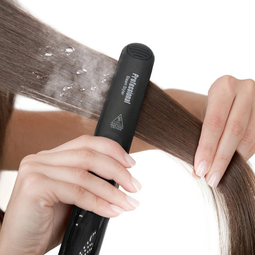 2-in-1 flat iron and curling iron