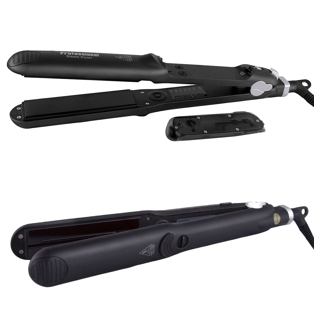 2-in-1 flat iron and curling iron
