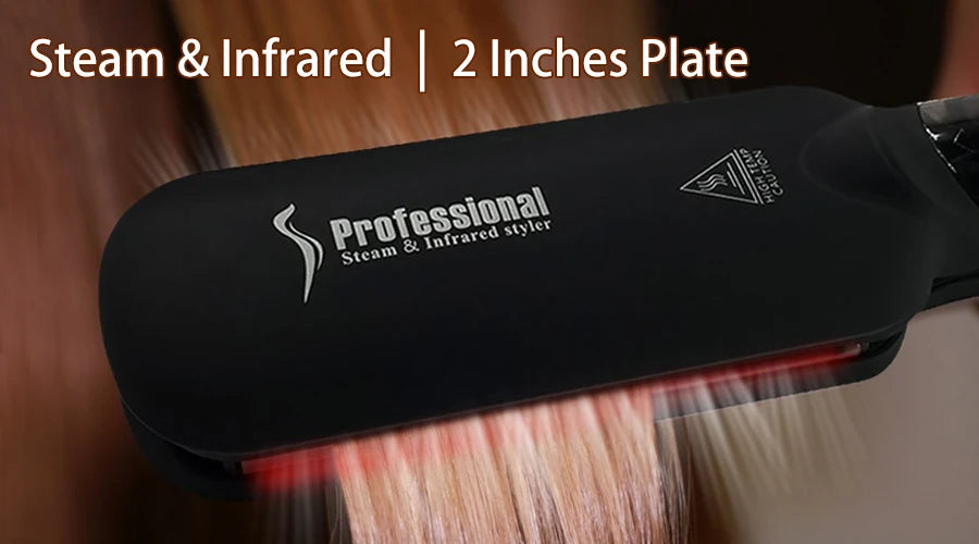 2-in-1 flat iron and curling iron